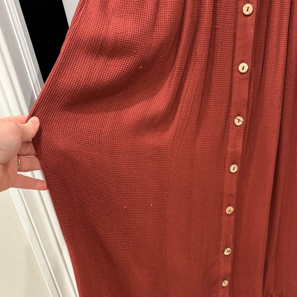 Free people dress - M Elegant Rust Maxi Dress - Picture 5 of 6